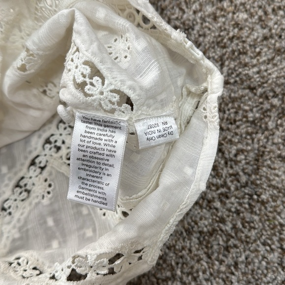 HEMANT & NANDITA White Button Down Shirt - Picture 10 of 14